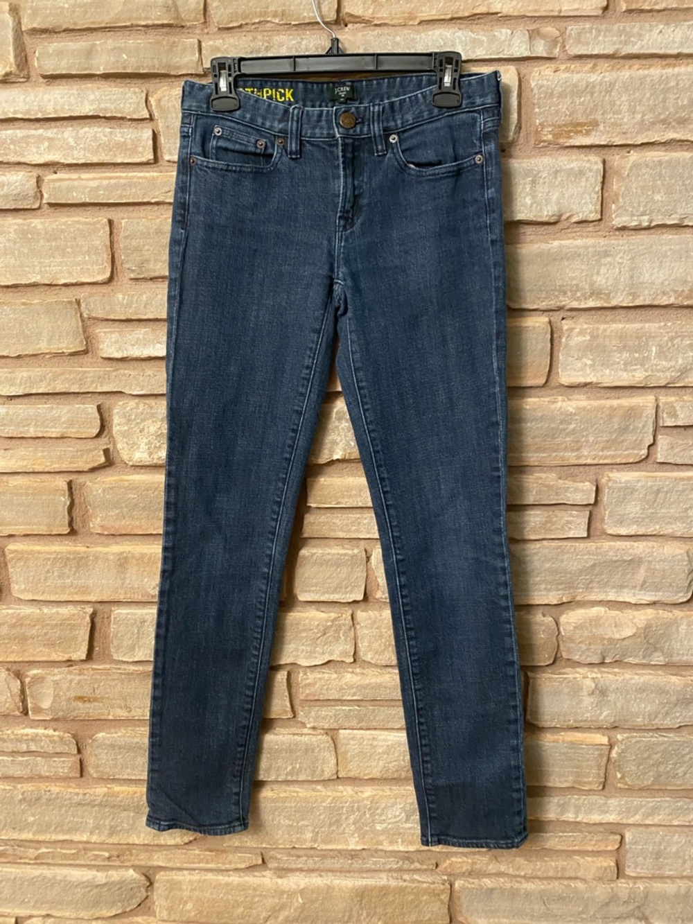 J.crew Women's low Rise Jeans with Toothpick Size 27 - Picture 2 of 8